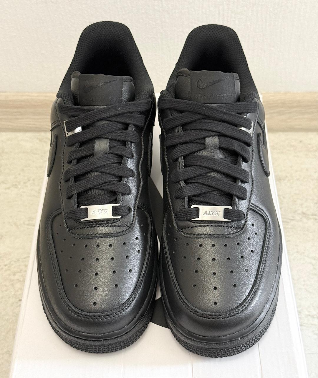 NIKE Черные кожаные кроссовки, фото 3