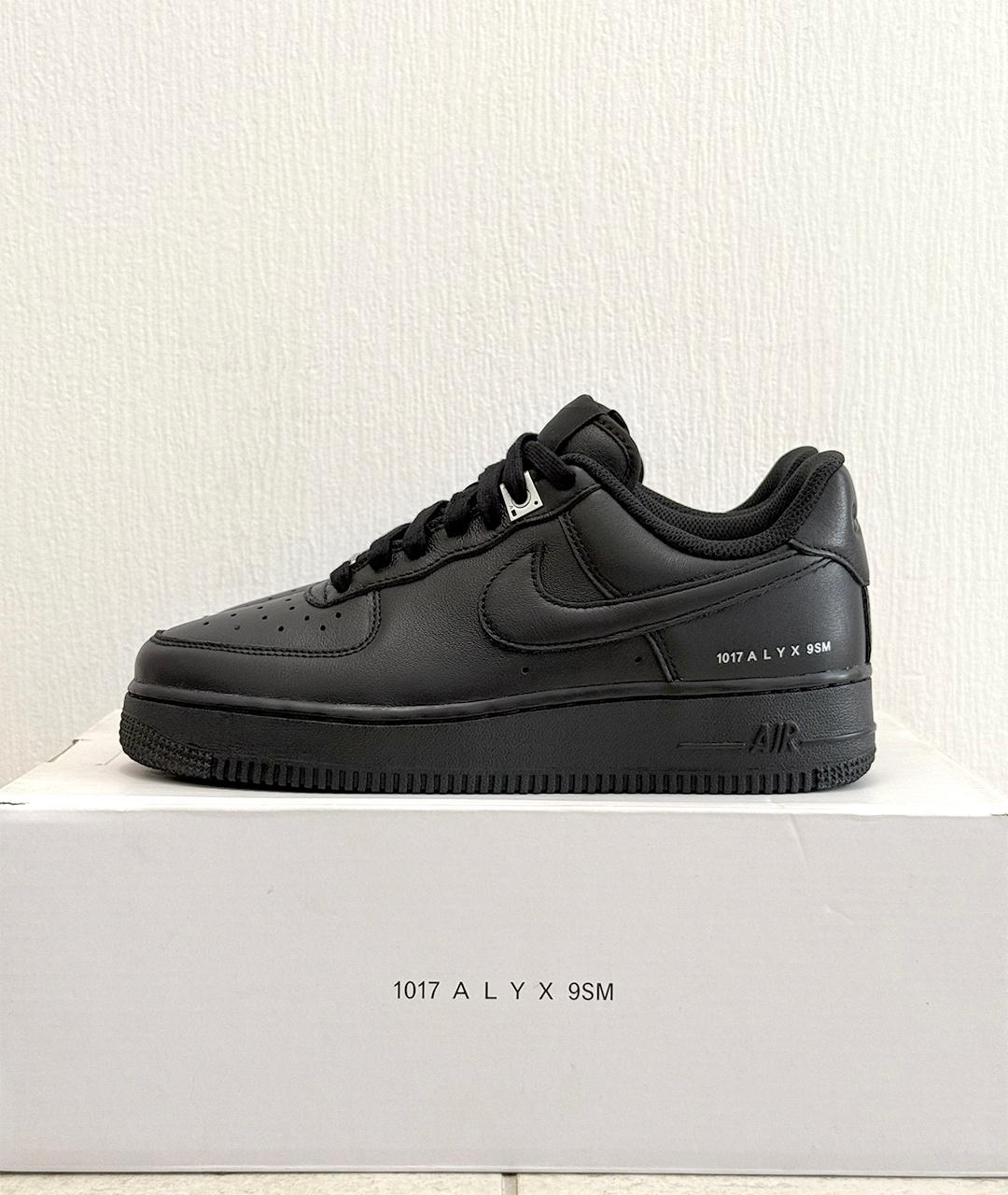 NIKE Черные кожаные кроссовки, фото 6