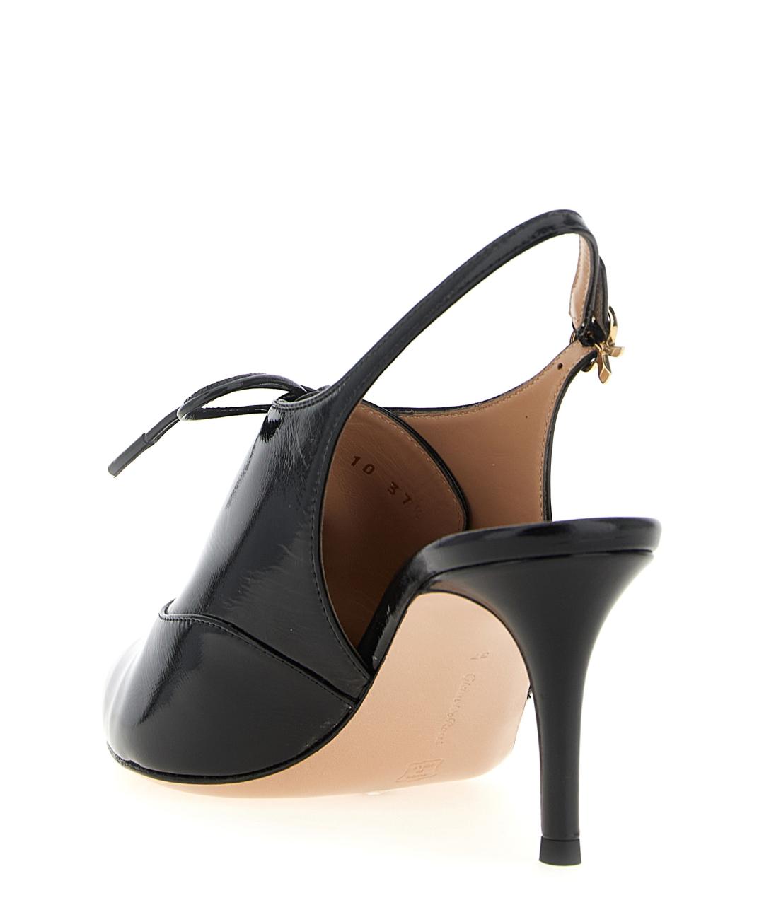 GIANVITO ROSSI Черные кожаные туфли, фото 3