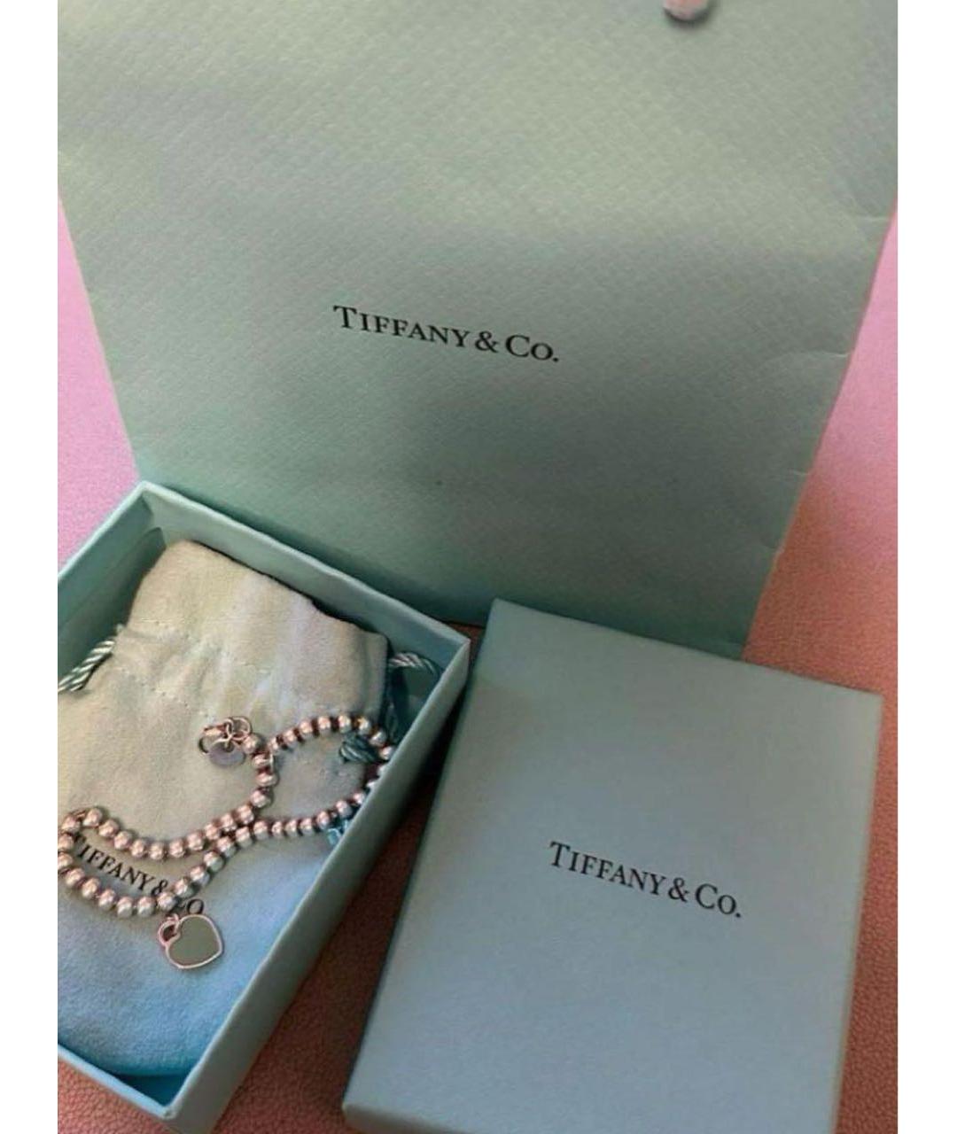 TIFFANY&CO Бирюзовый серебряный браслет, фото 3