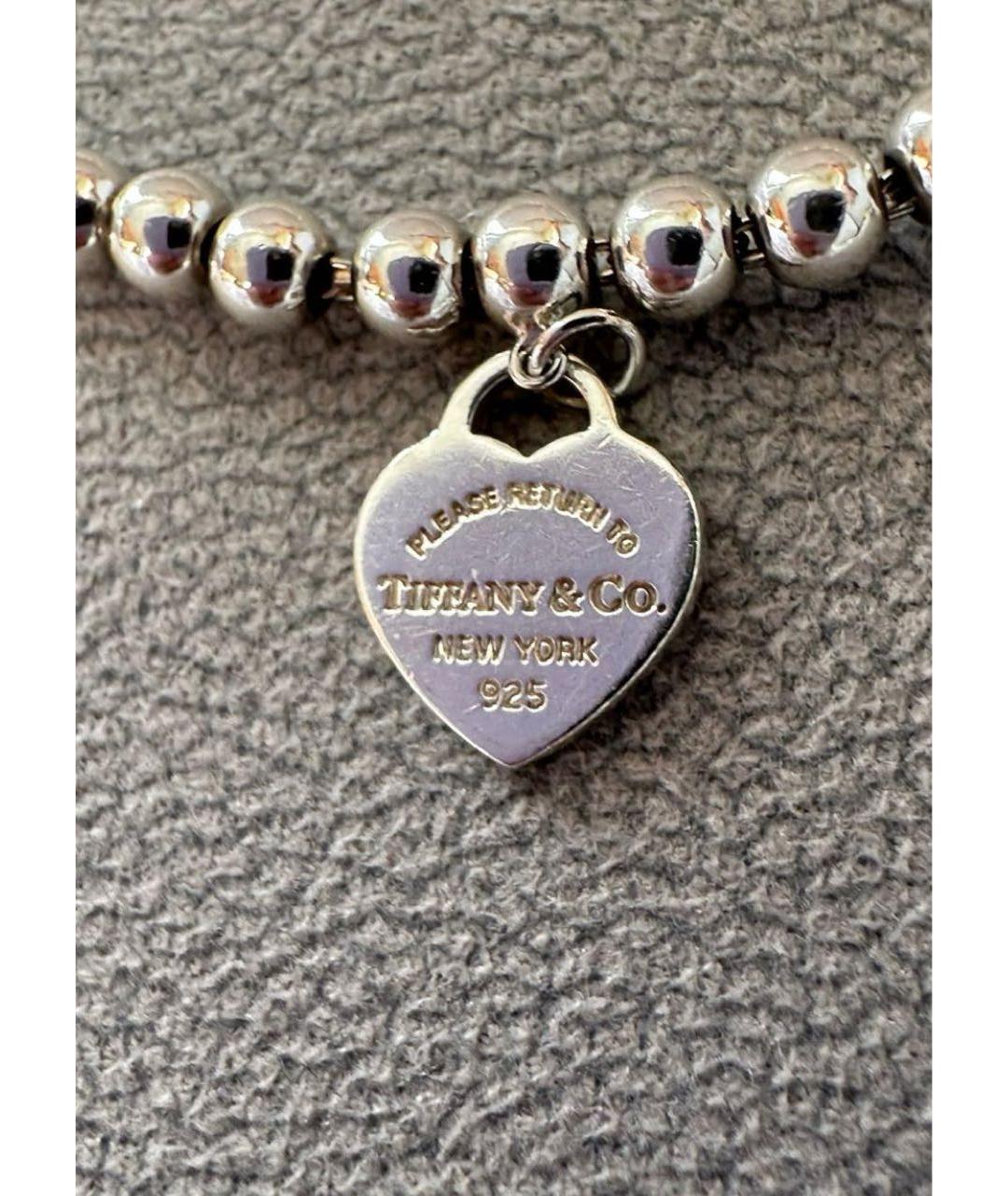 TIFFANY&CO Бирюзовый серебряный браслет, фото 6