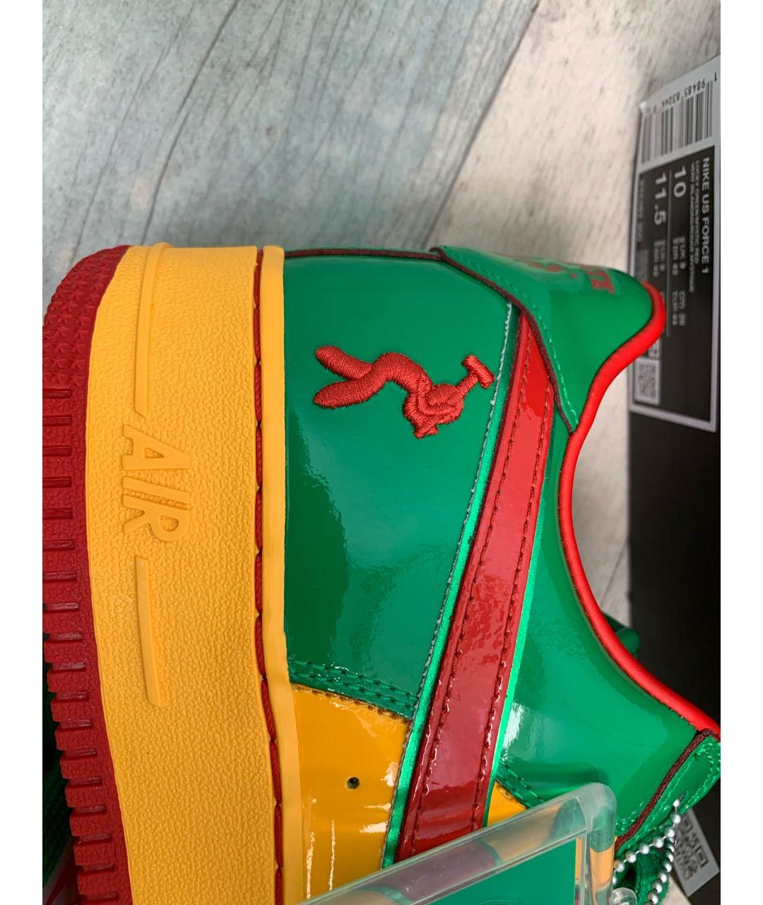 NIKE Мульти кожаные низкие кроссовки / кеды, фото 8