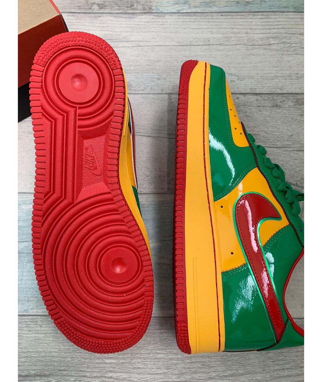 NIKE Мульти кожаные низкие кроссовки / кеды, фото 7