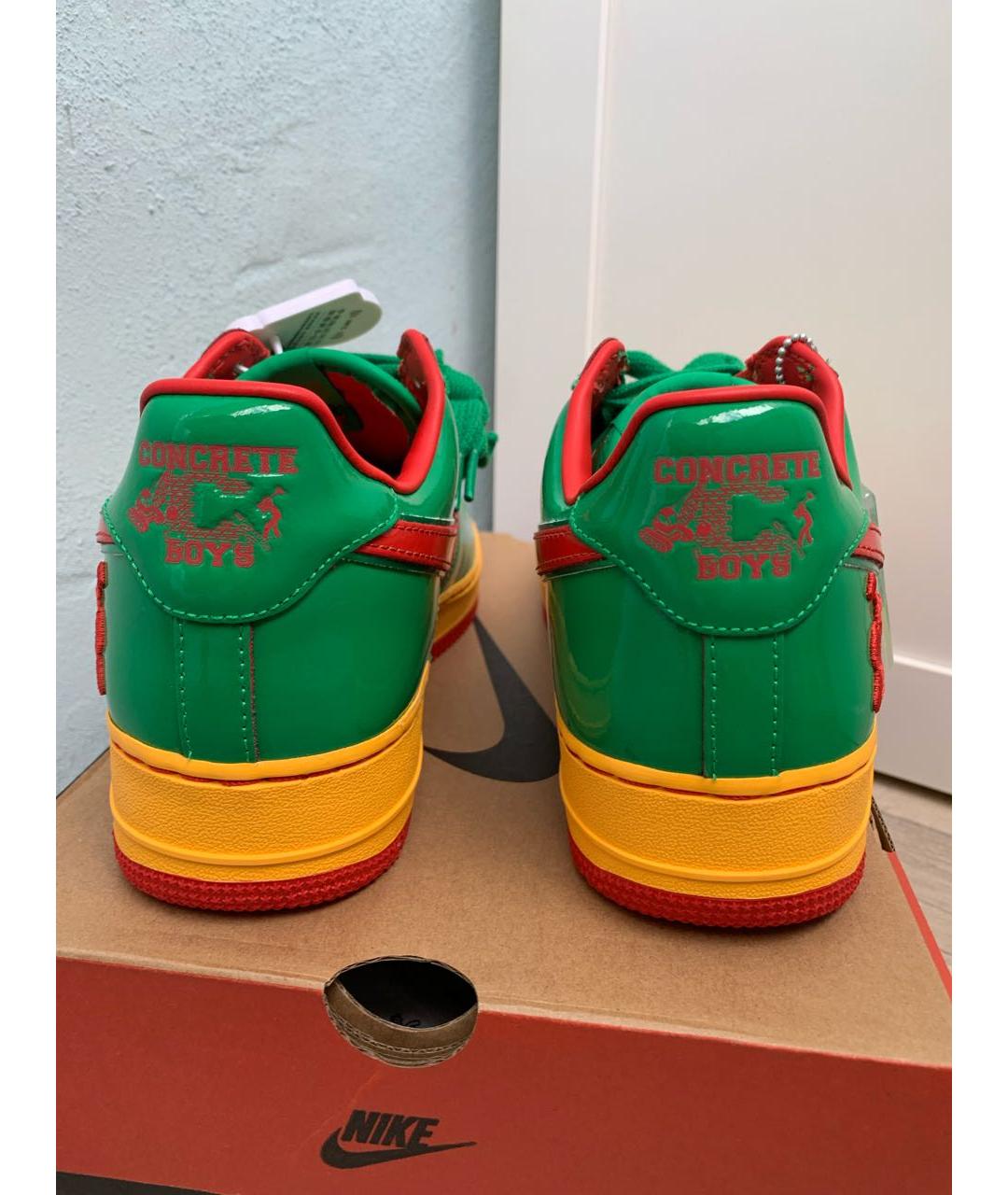 NIKE Мульти кожаные низкие кроссовки / кеды, фото 5