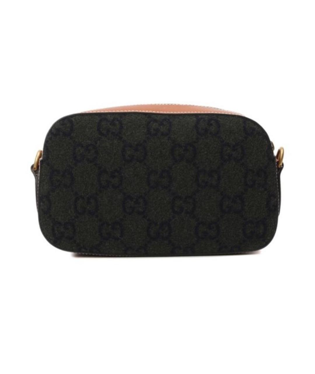 GUCCI Коричневая кожаная сумка через плечо, фото 2