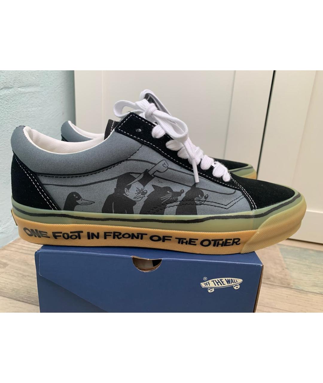 VANS Серые высокие кроссовки / кеды, фото 9