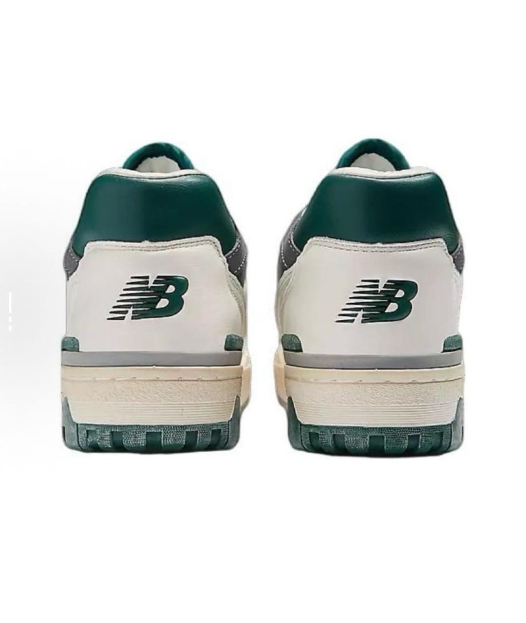 NEW BALANCE Белые кожаные низкие кроссовки / кеды, фото 6