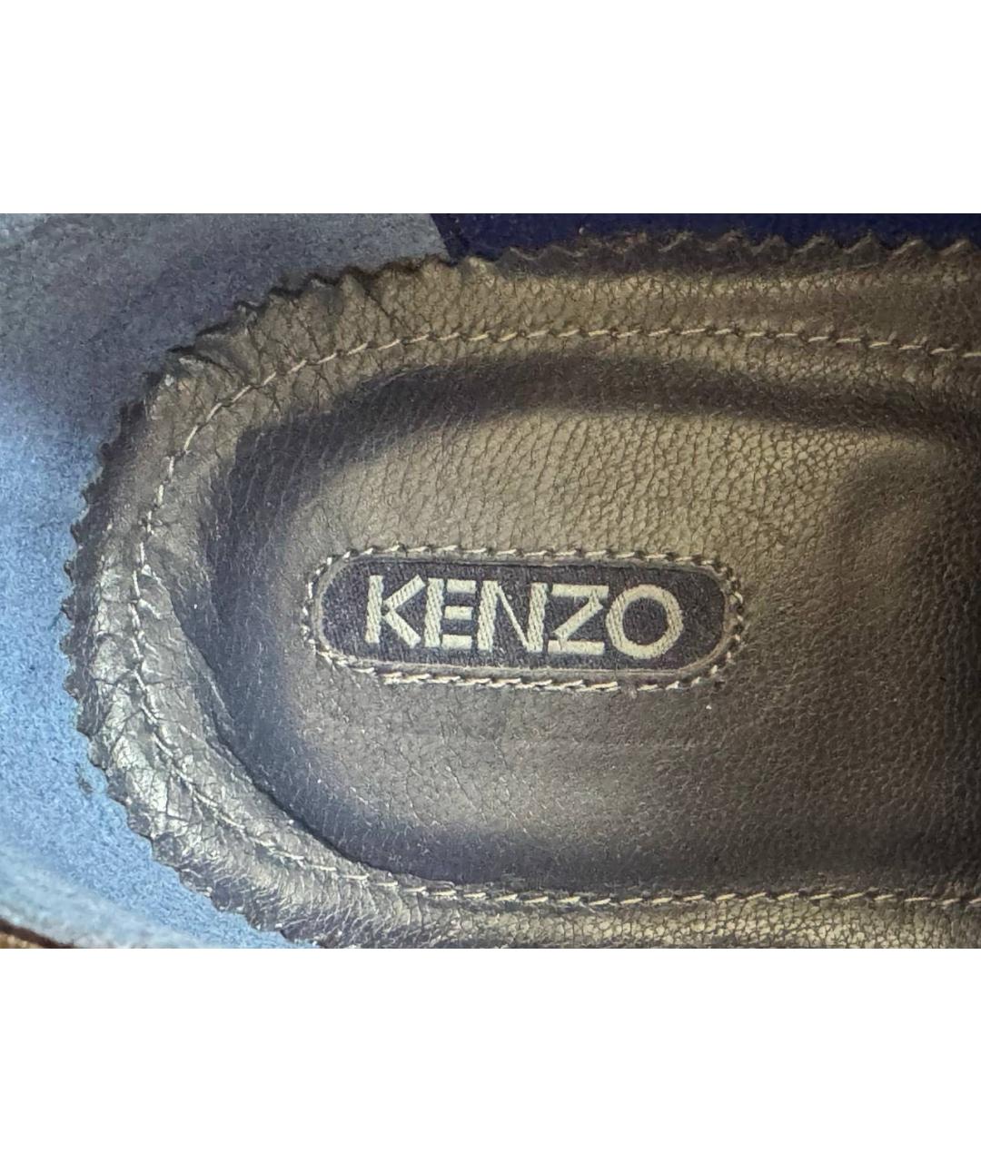 KENZO Коричневые туфли из экзотической кожи, фото 3
