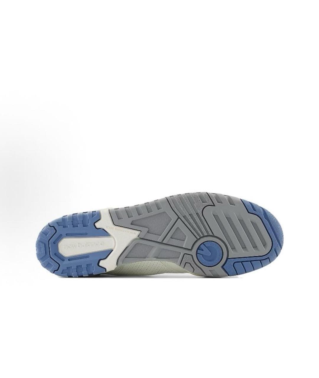 NEW BALANCE Белые кожаные низкие кроссовки / кеды, фото 6