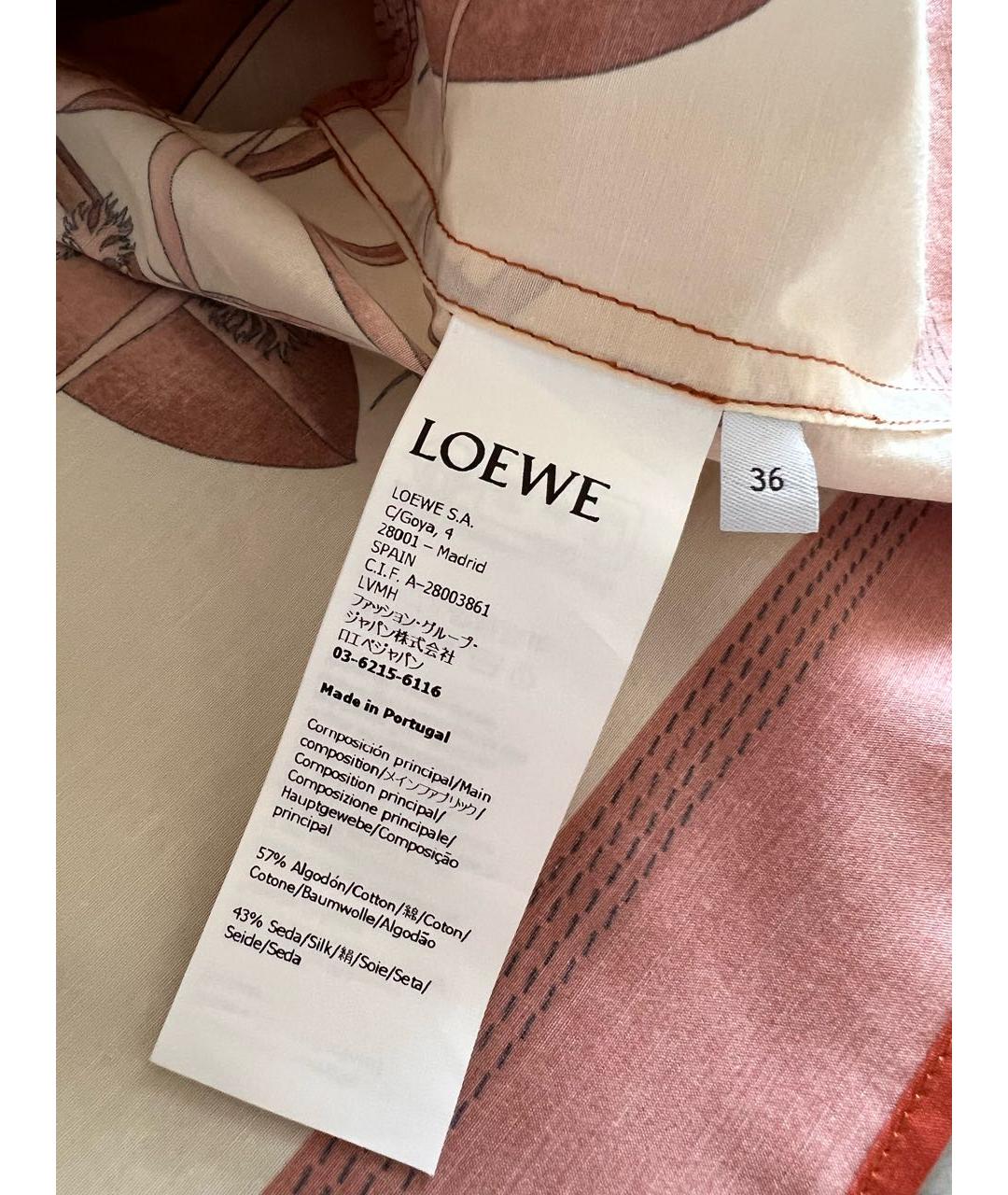 LOEWE Хлопковая рубашка, фото 6
