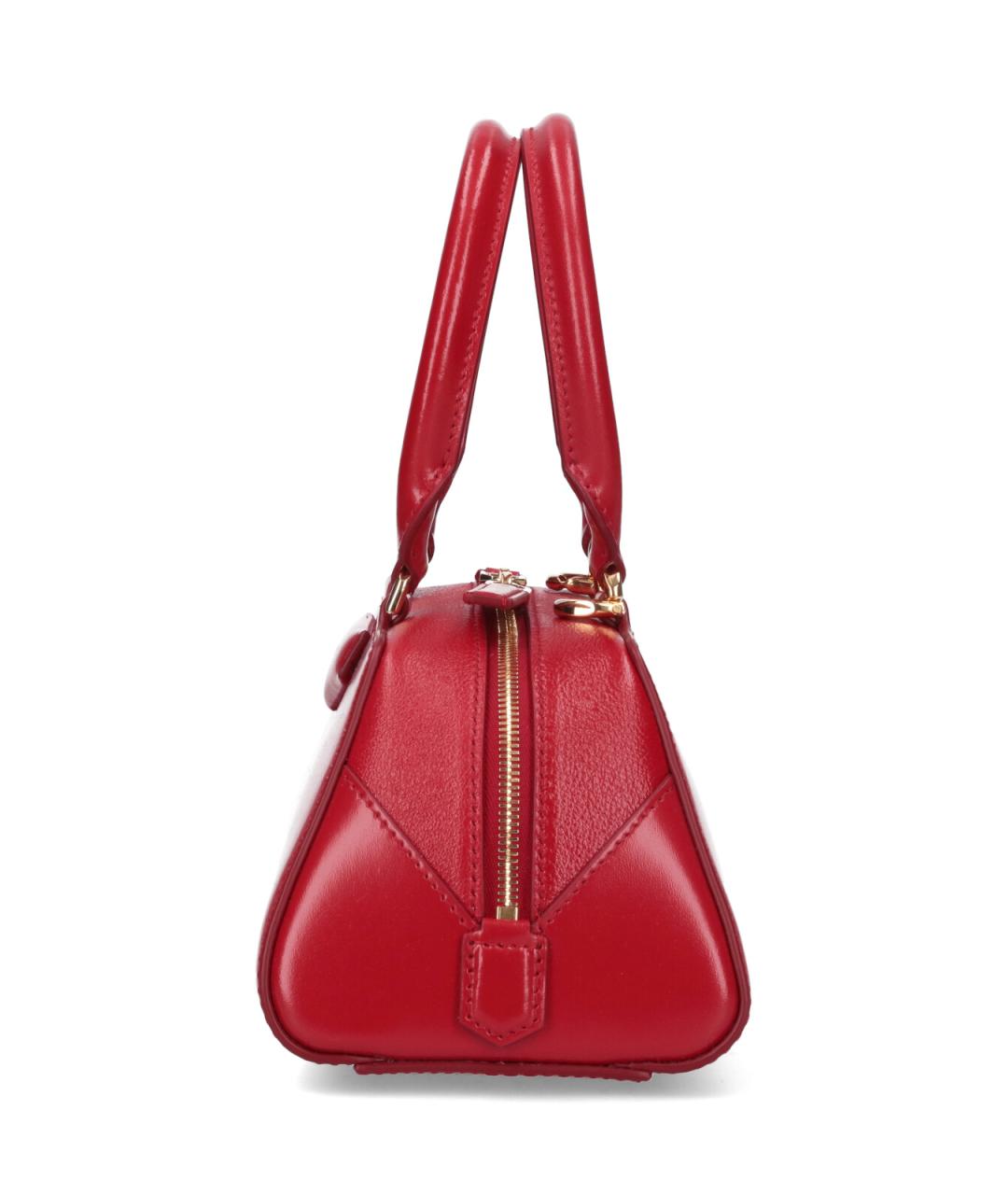 GIVENCHY Красная кожаная сумка с короткими ручками, фото 5