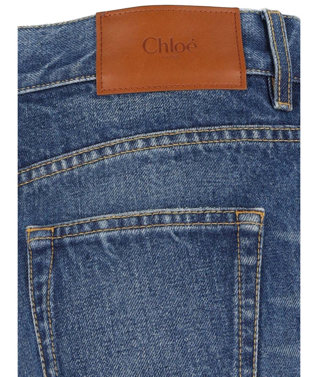 CHLOE Синие прямые джинсы, фото 4