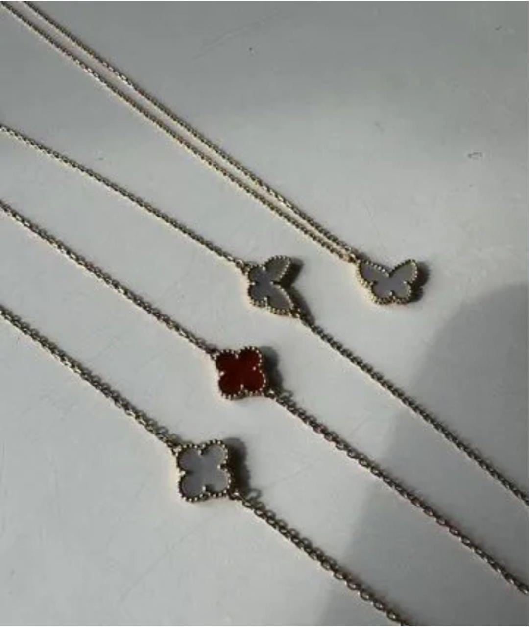 VAN CLEEF & ARPELS Белое колье из желтого золота, фото 6