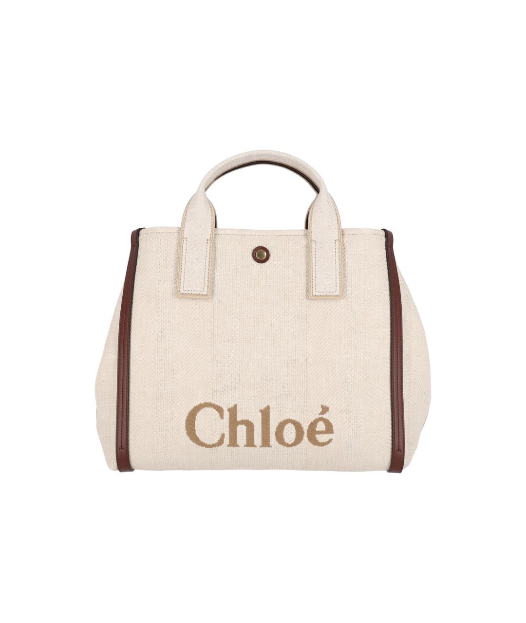 CHLOE Бежевая сумка тоут, фото 1