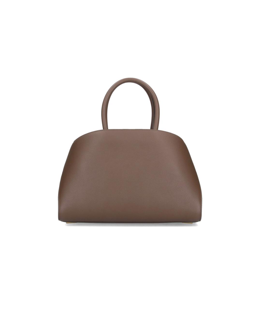FERRAGAMO Коричневая кожаная сумка тоут, фото 3
