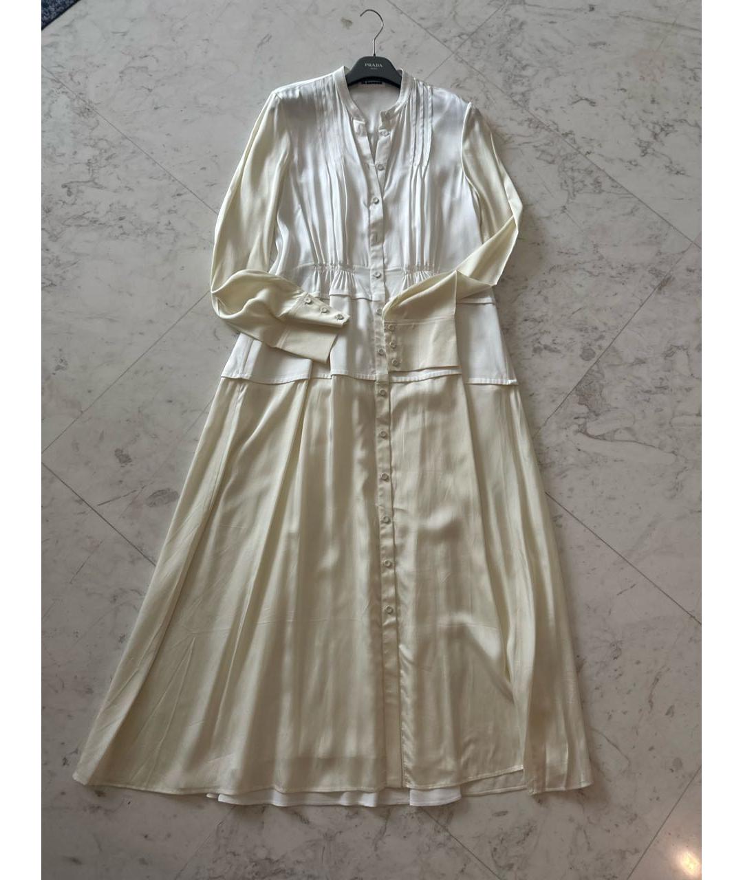 JIL SANDER Мульти вискозное платье, фото 8