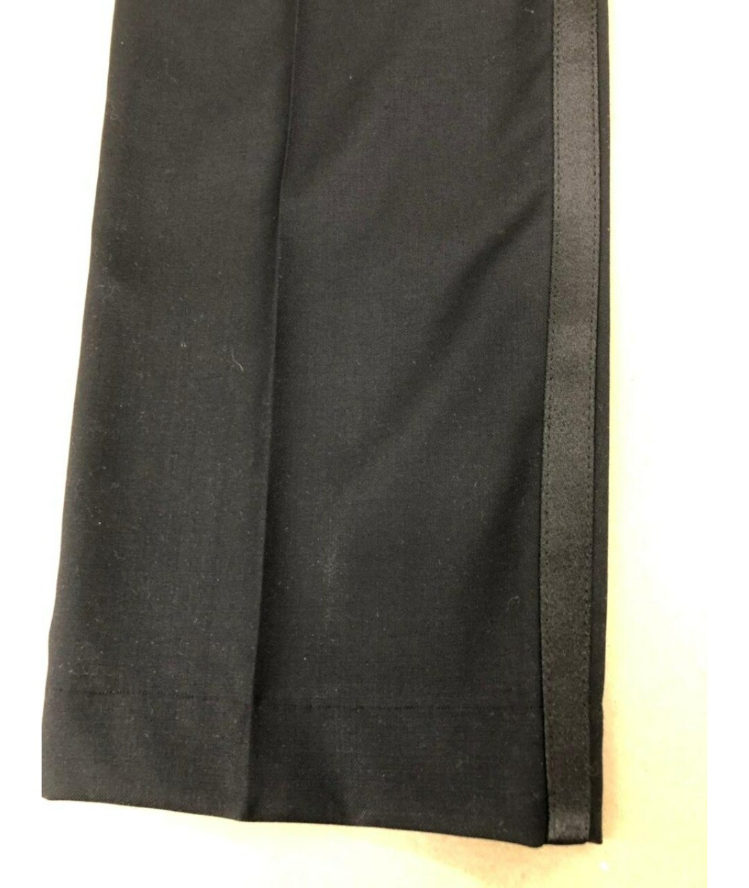 RALPH LAUREN Черные шерстяные классические брюки, фото 6