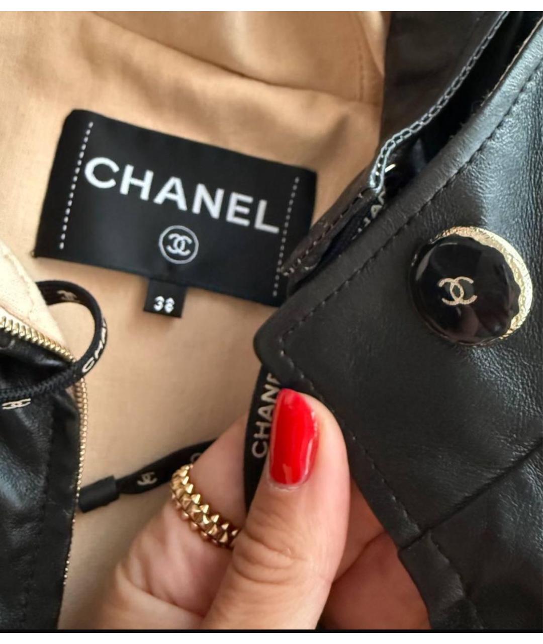 CHANEL Черная куртка, фото 2