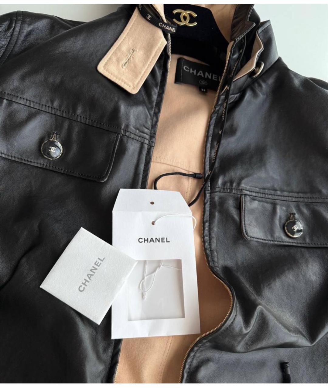 CHANEL Черная куртка, фото 3