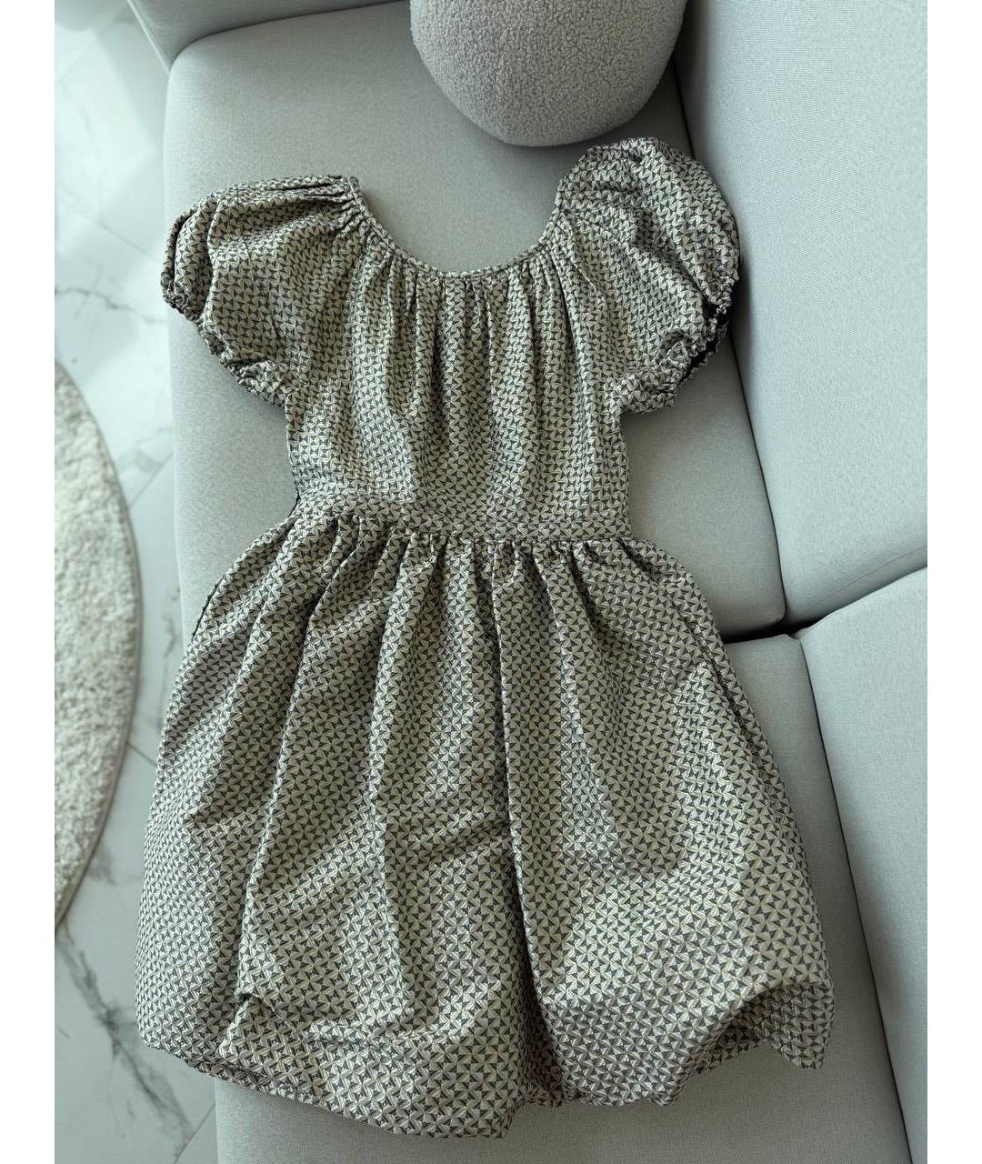 MIU MIU Золотое коктейльное платье, фото 2