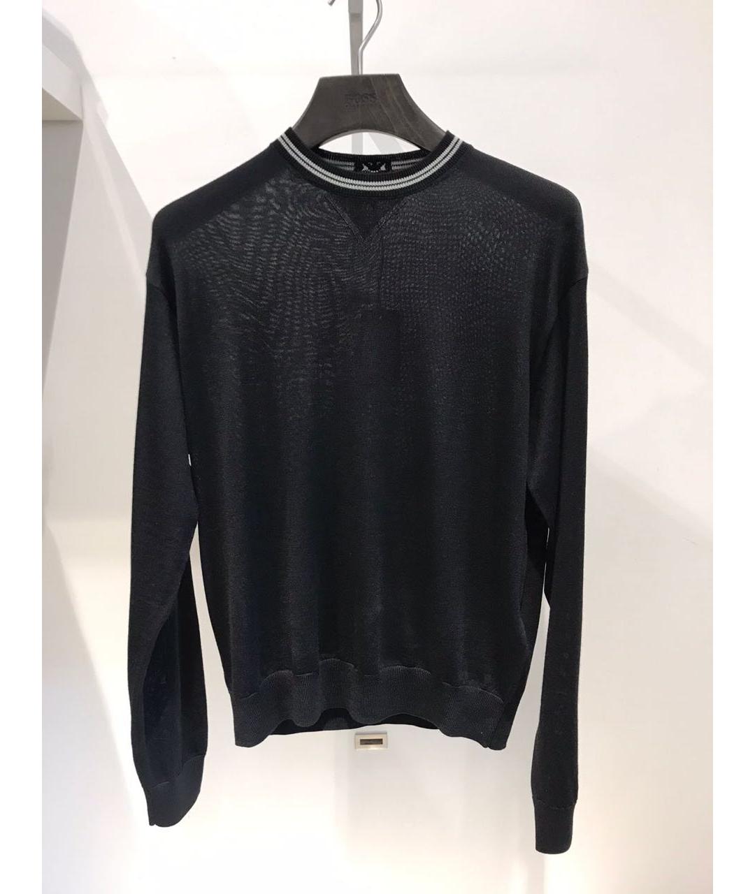 EMPORIO ARMANI Черный джемпер / свитер, фото 3
