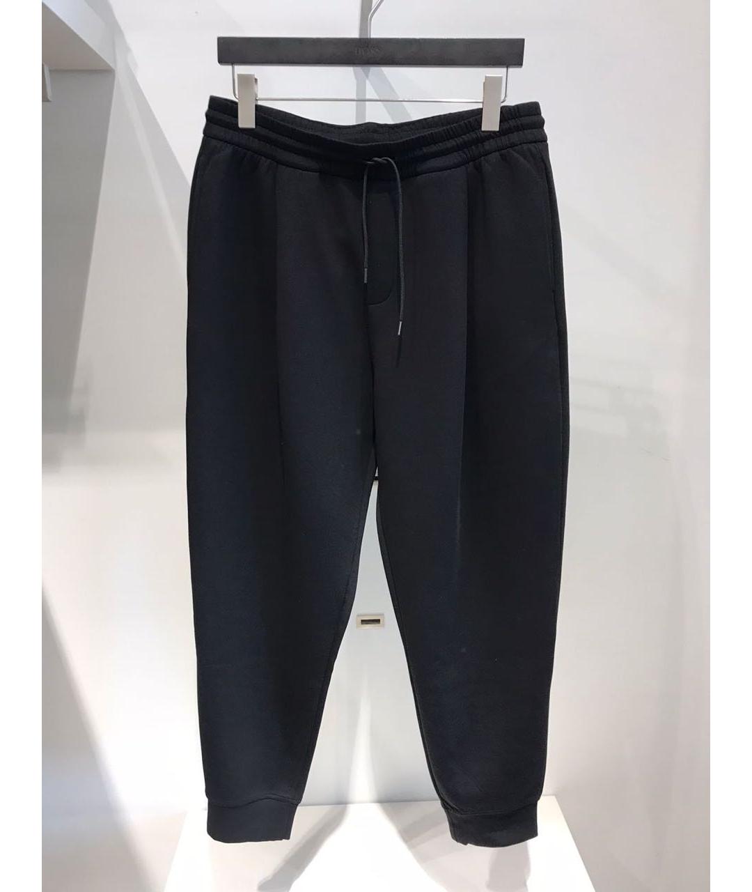 EMPORIO ARMANI Черные повседневные брюки, фото 3
