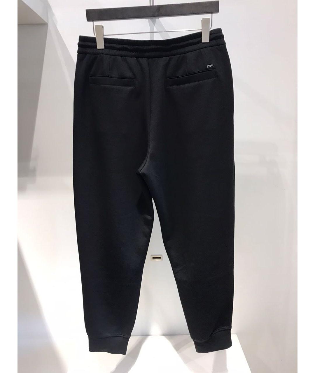 EMPORIO ARMANI Черные повседневные брюки, фото 2