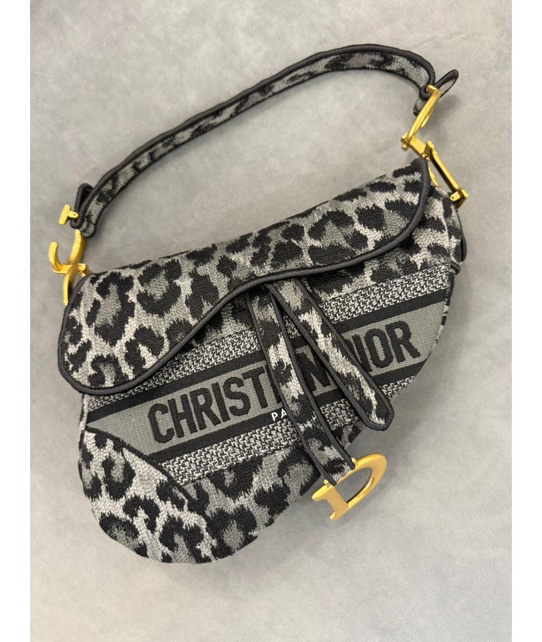 CHRISTIAN DIOR Серая сумка через плечо, фото 9