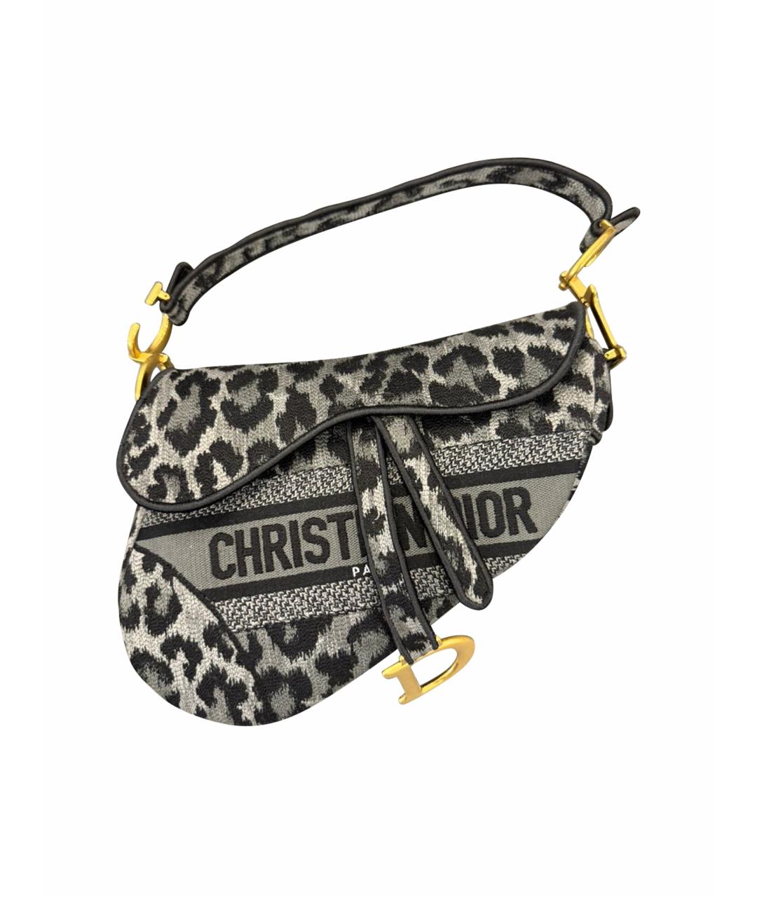 CHRISTIAN DIOR Серая сумка через плечо, фото 1