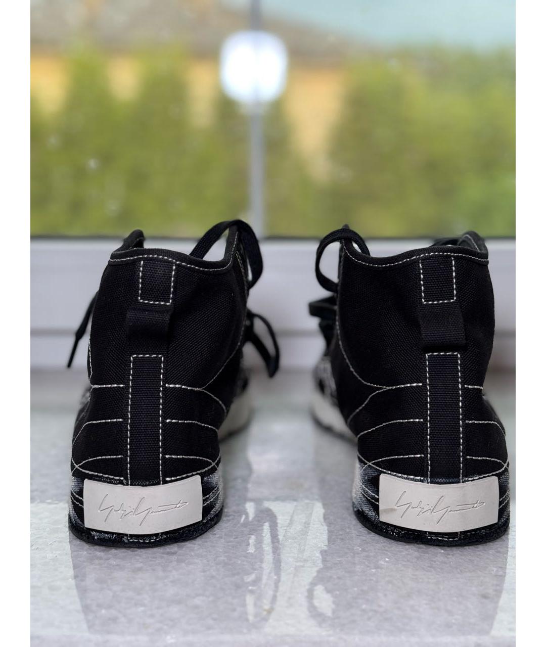 YOHJI YAMAMOTO Белые резиновые высокие кроссовки / кеды, фото 4
