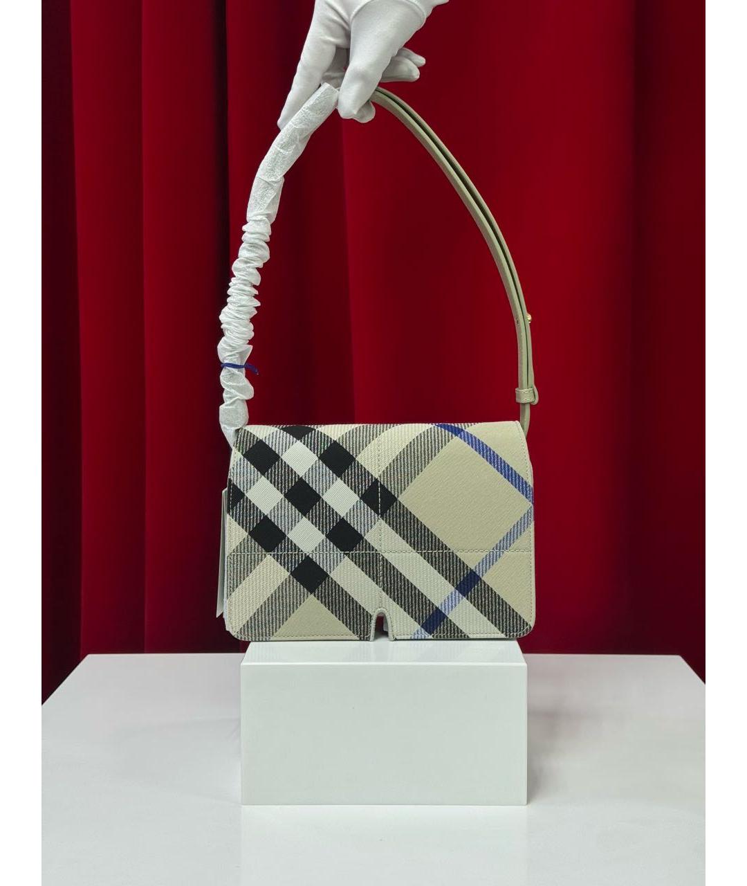 BURBERRY Бежевая сумка через плечо, фото 8