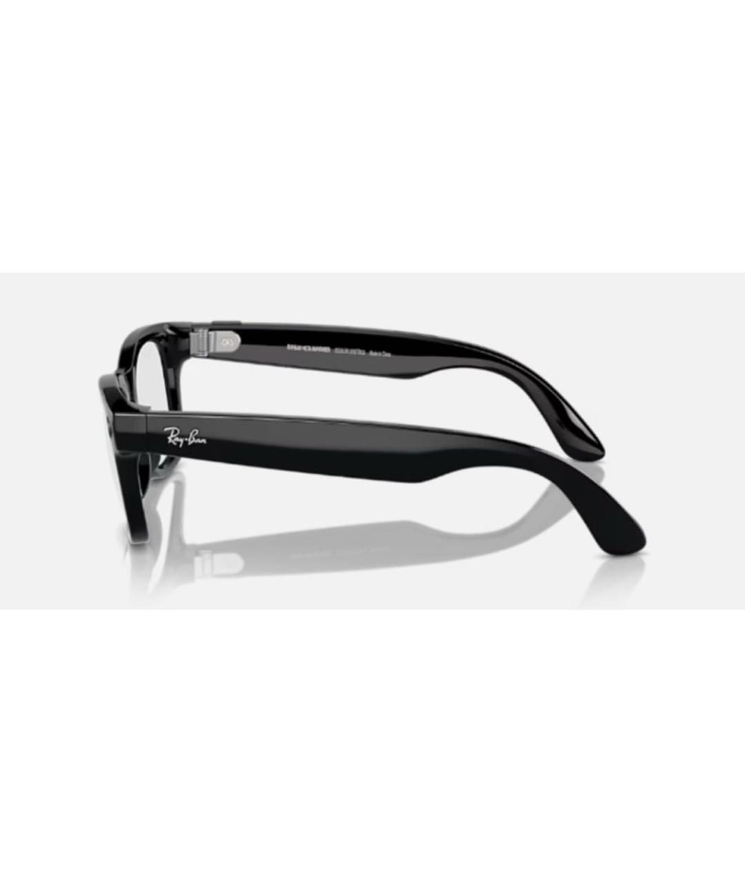 RAY BAN Черные пластиковые солнцезащитные очки, фото 3