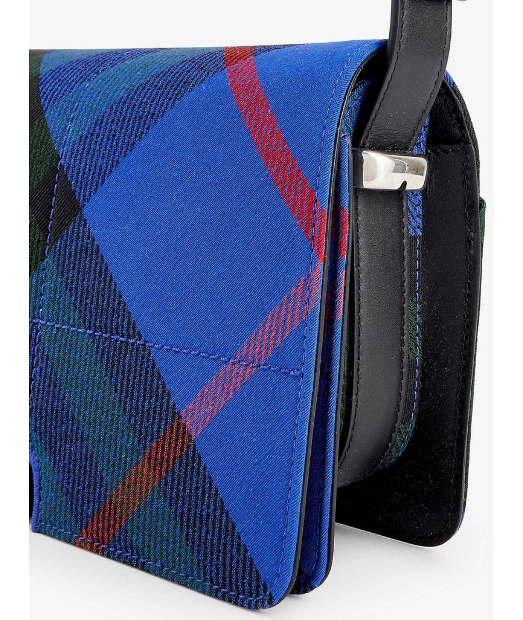 BURBERRY Синяя сумка через плечо, фото 3