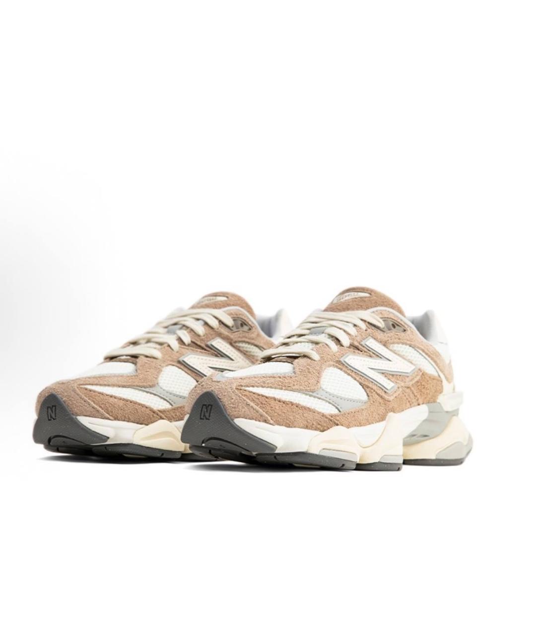 NEW BALANCE Бежевые замшевые кроссовки, фото 3