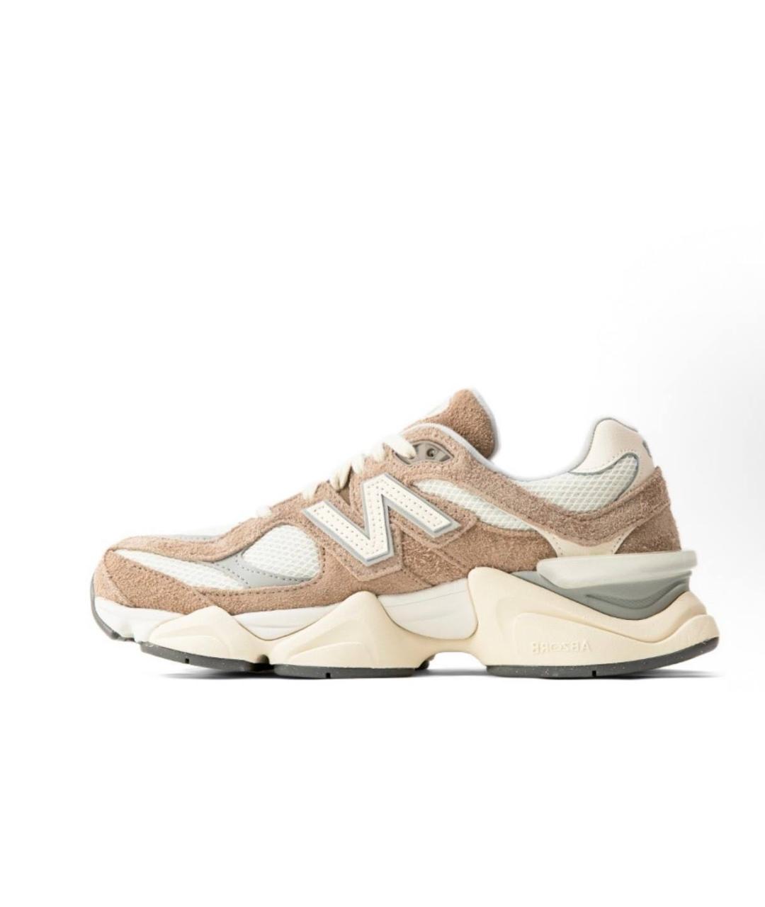 NEW BALANCE Бежевые замшевые кроссовки, фото 2