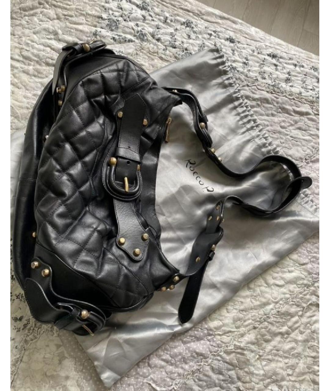 BURBERRY Черная кожаная сумка через плечо, фото 2