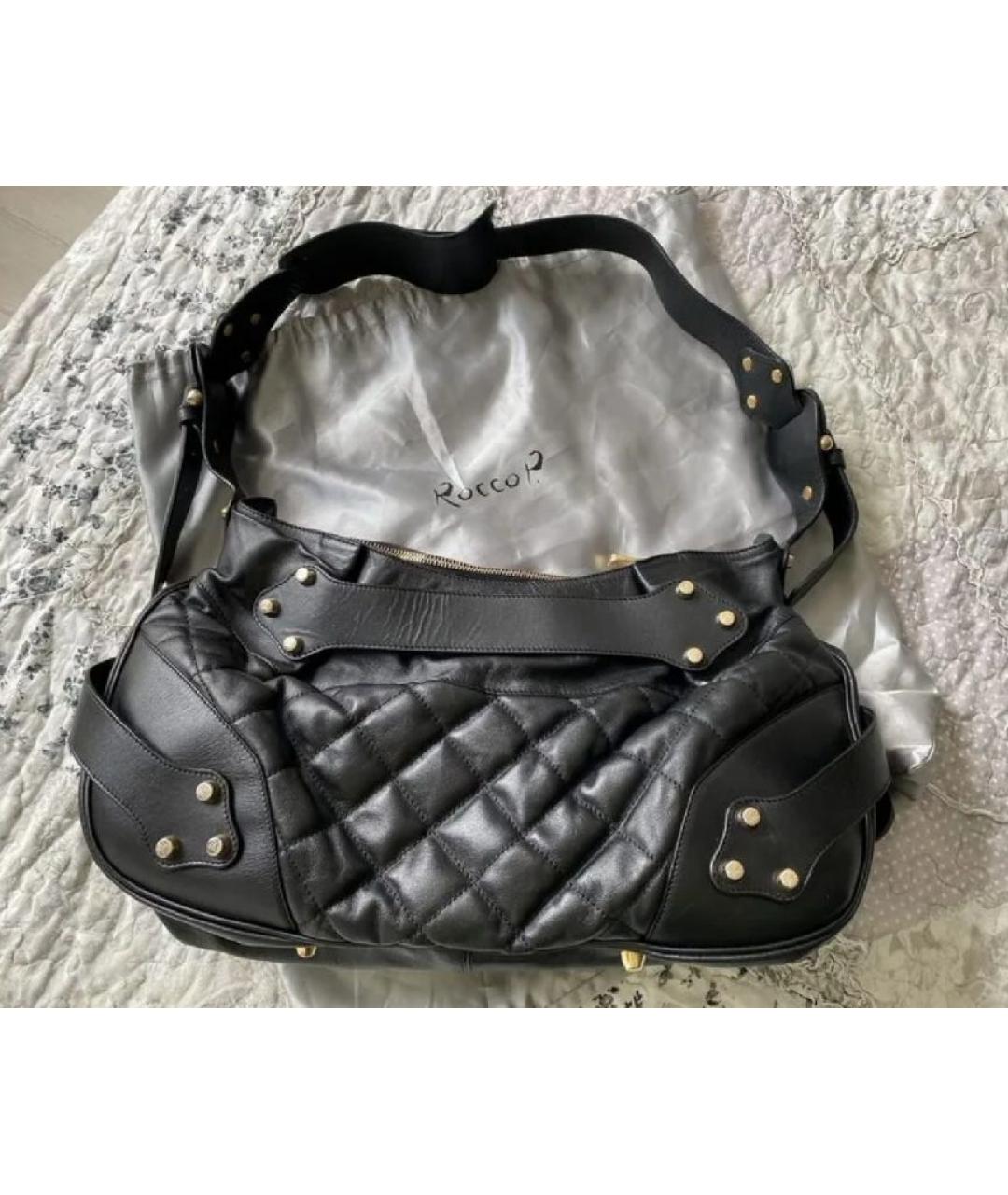 BURBERRY Черная кожаная сумка через плечо, фото 3