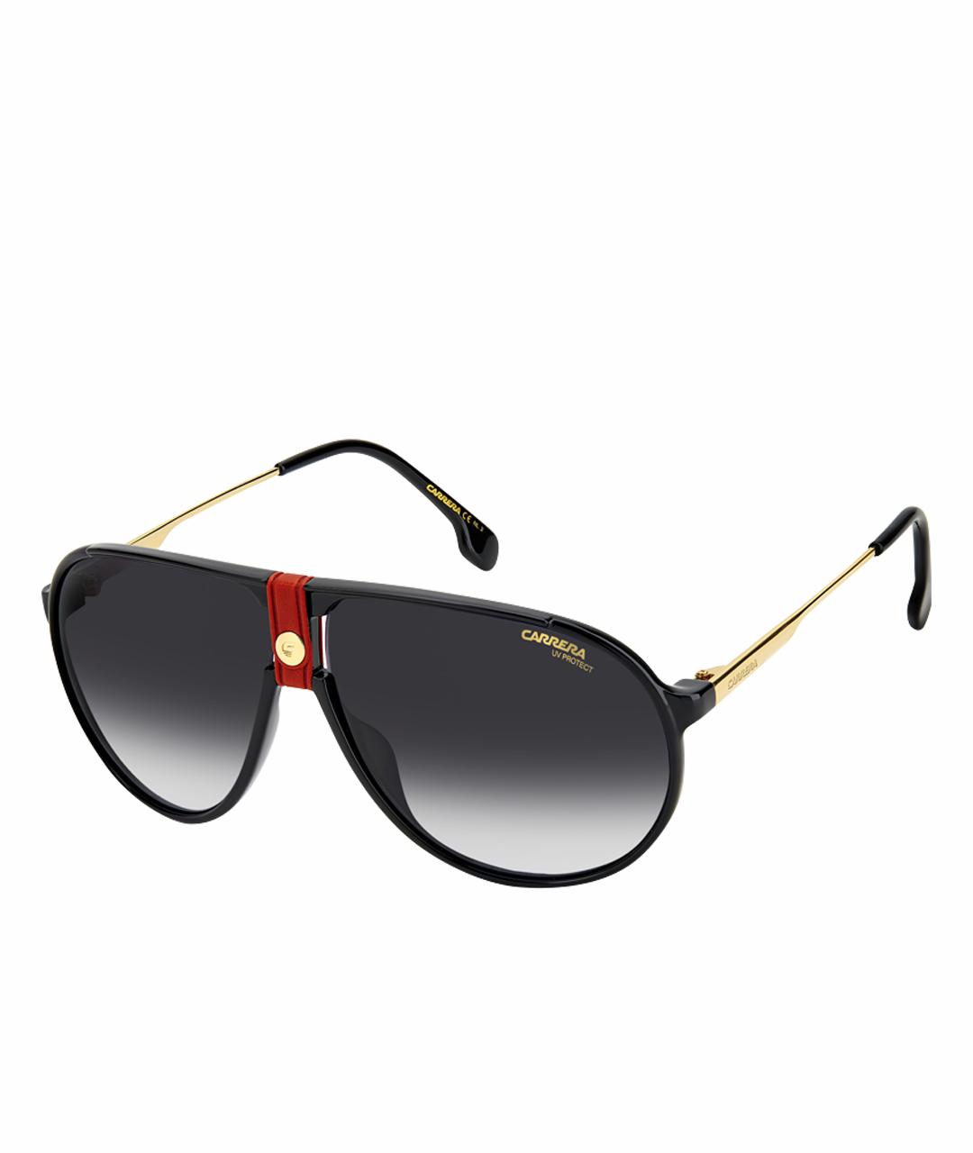 CARRERA Y CARRERA Черные пластиковые солнцезащитные очки, фото 1
