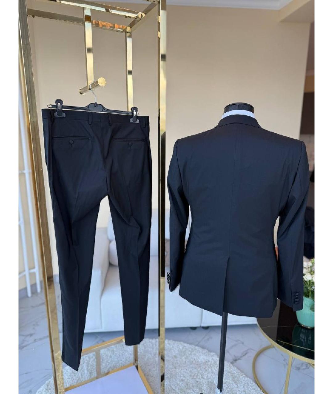 DOLCE&GABBANA Черный классический костюм, фото 2