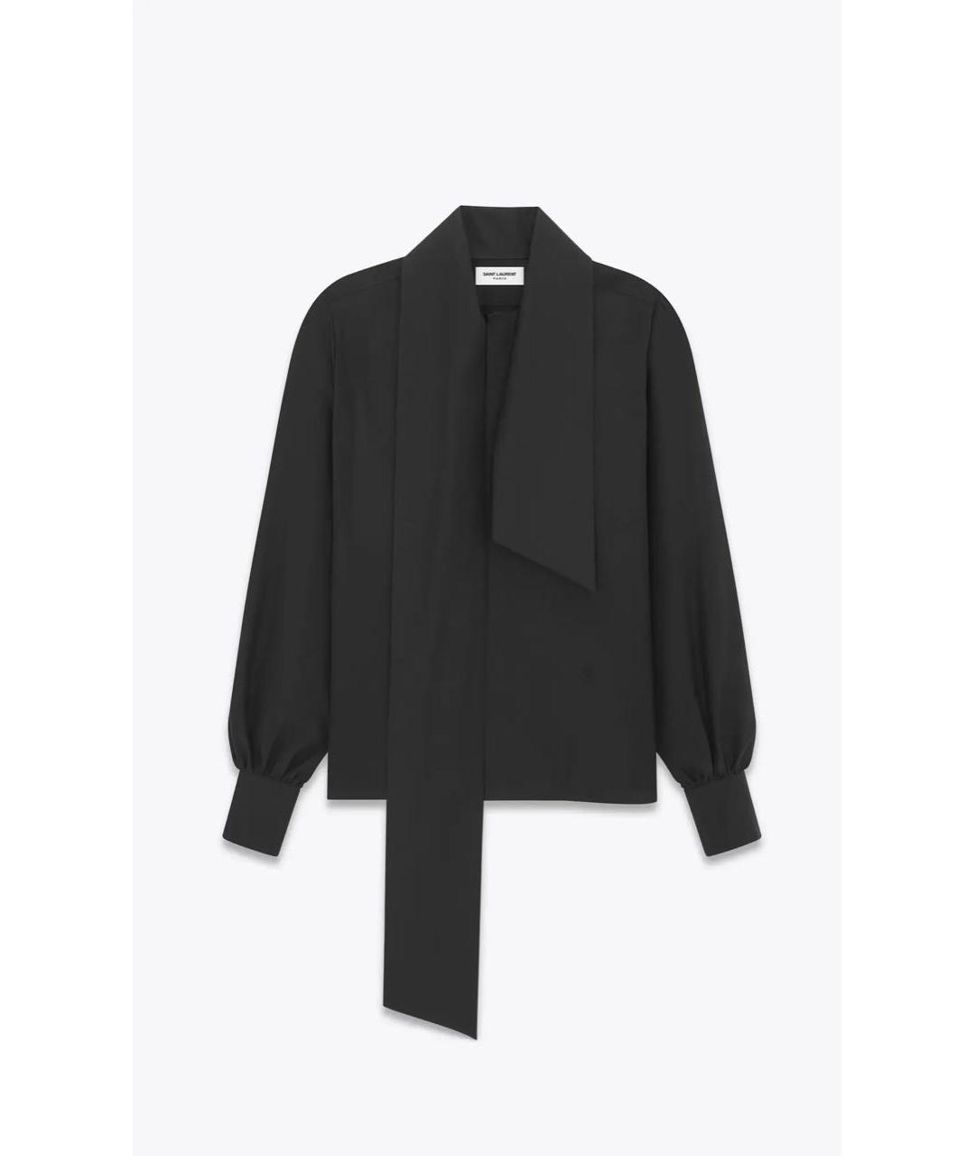 SAINT LAURENT Черная рубашка, фото 2