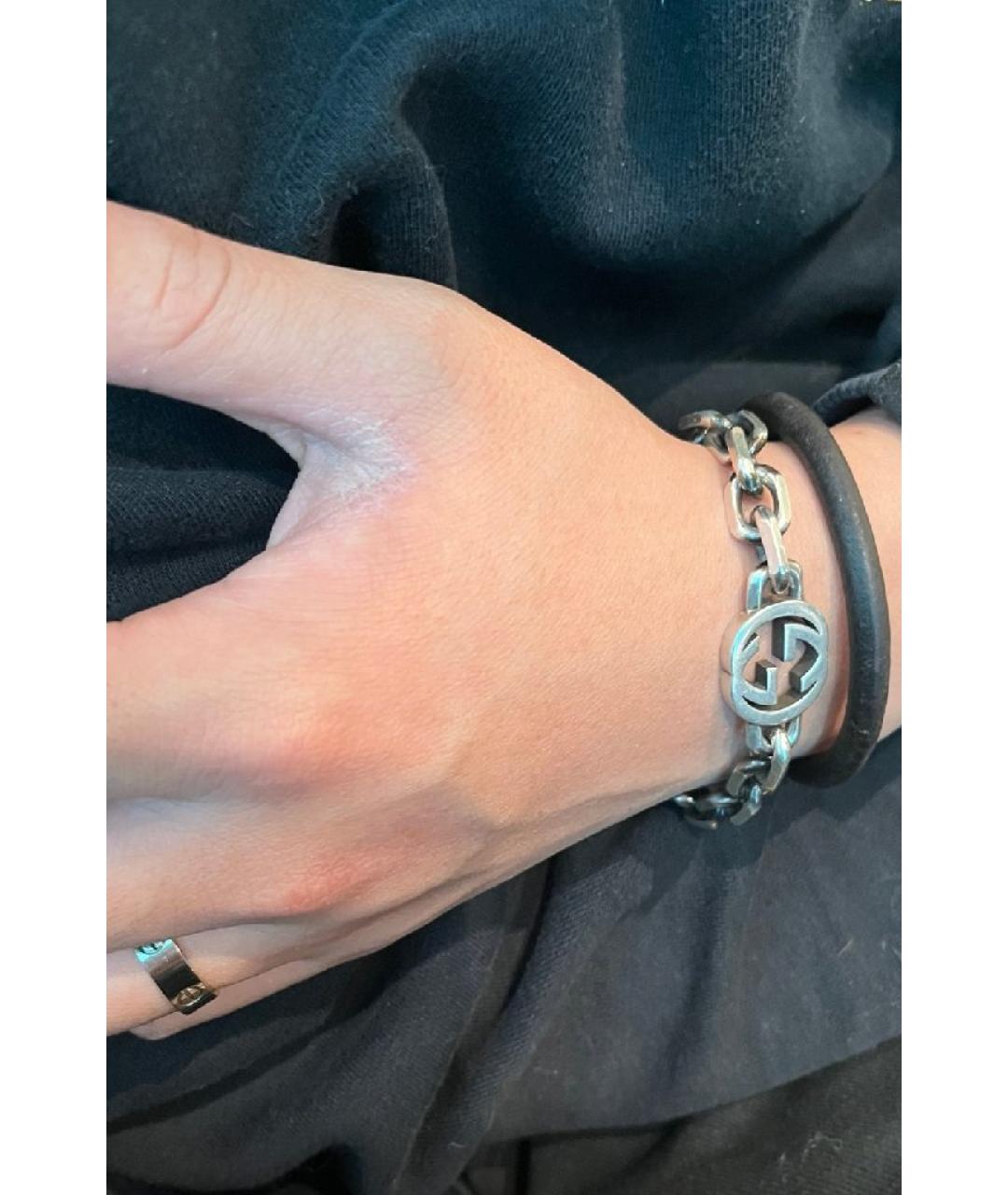 GUCCI Серебрянный браслет, фото 4