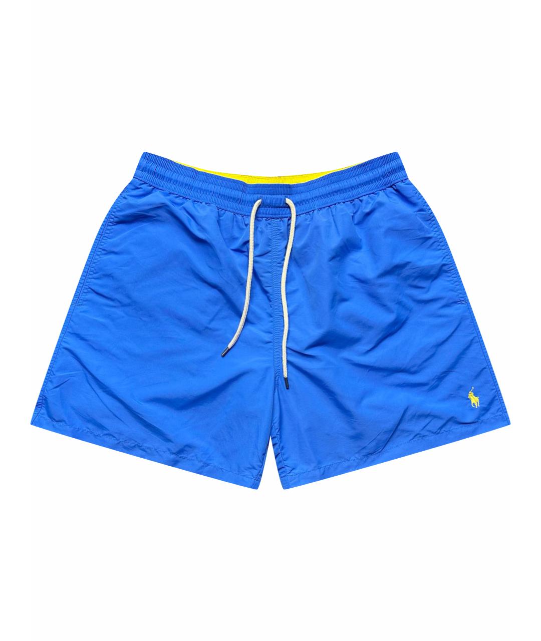 POLO RALPH LAUREN Синие полиэстеровые шорты, фото 1