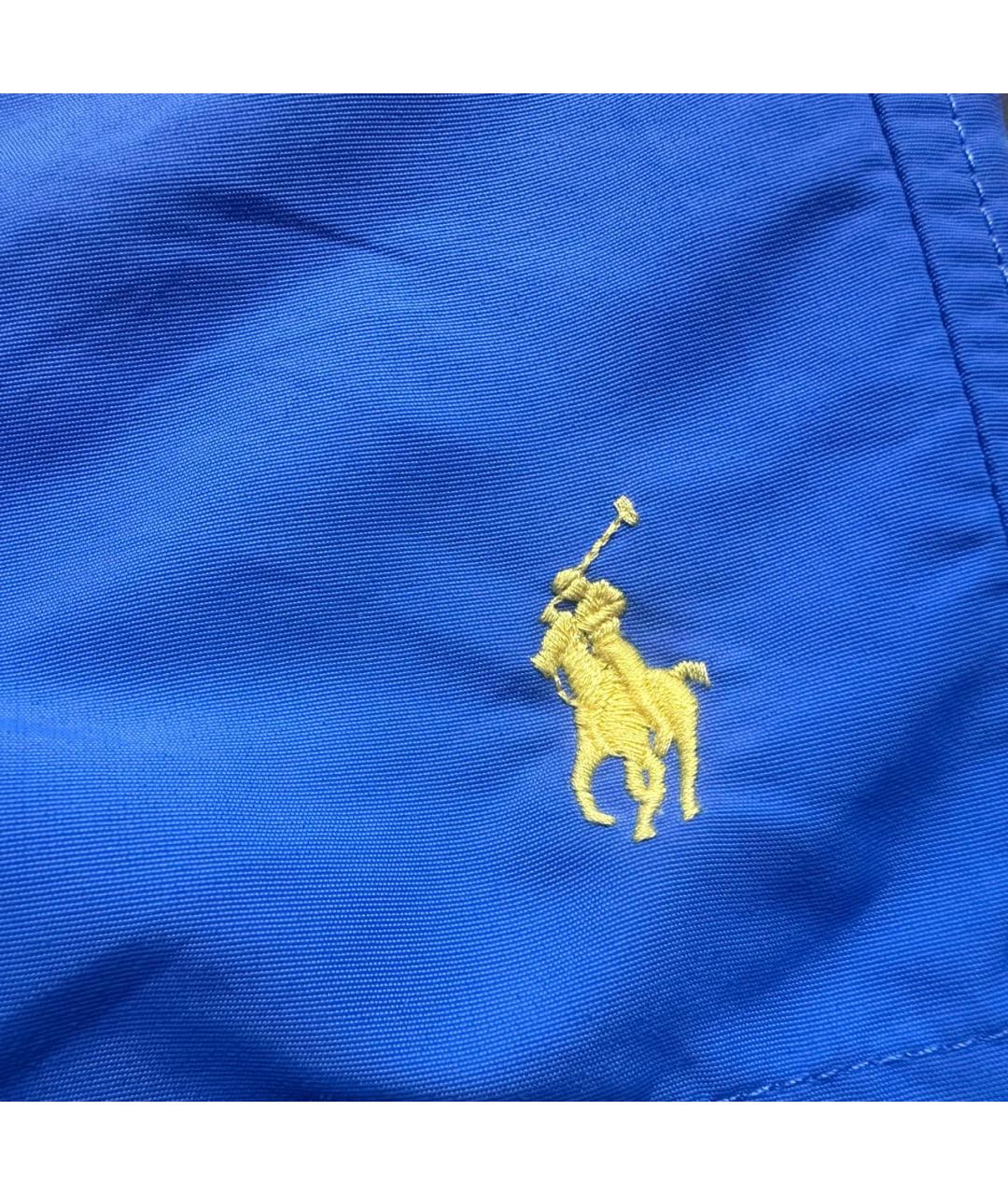 POLO RALPH LAUREN Синие полиэстеровые шорты, фото 3