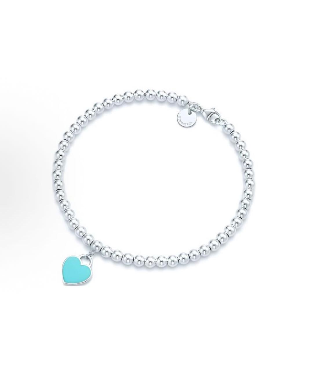 TIFFANY&CO Бирюзовый серебряный браслет, фото 2