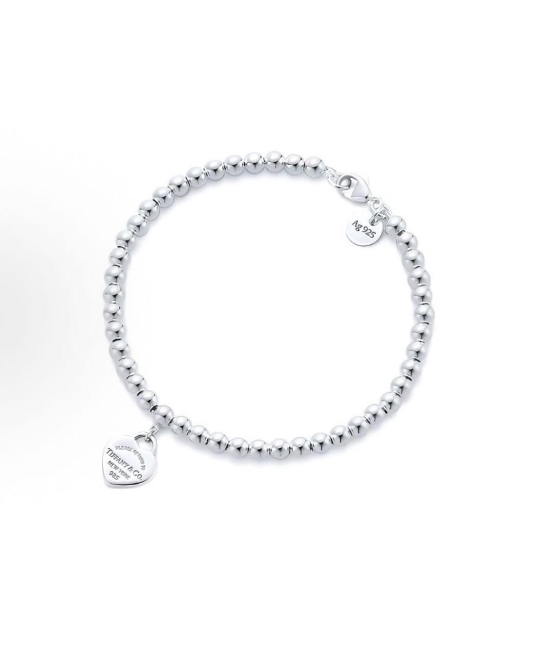 TIFFANY&CO Бирюзовый серебряный браслет, фото 3