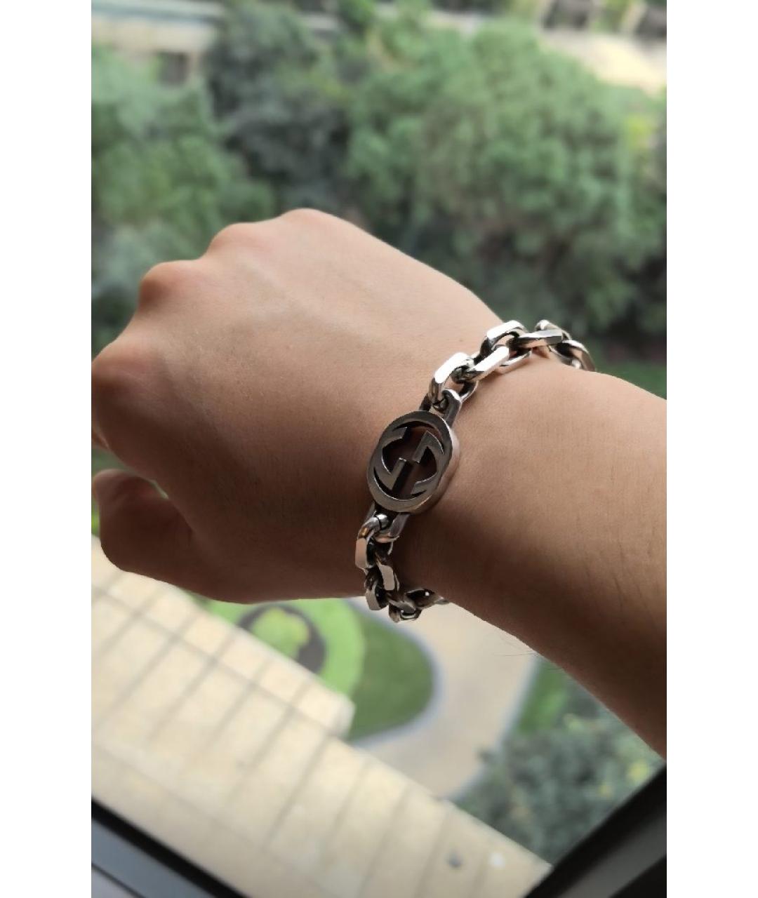 GUCCI Серебрянный браслет, фото 6