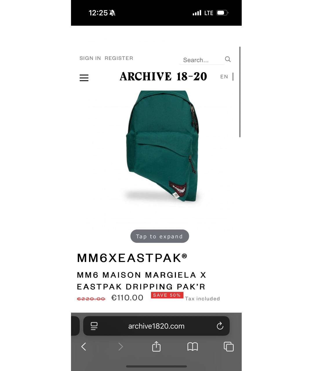 MM6 MAISON MARGIELA Зеленый синтетический рюкзак, фото 5