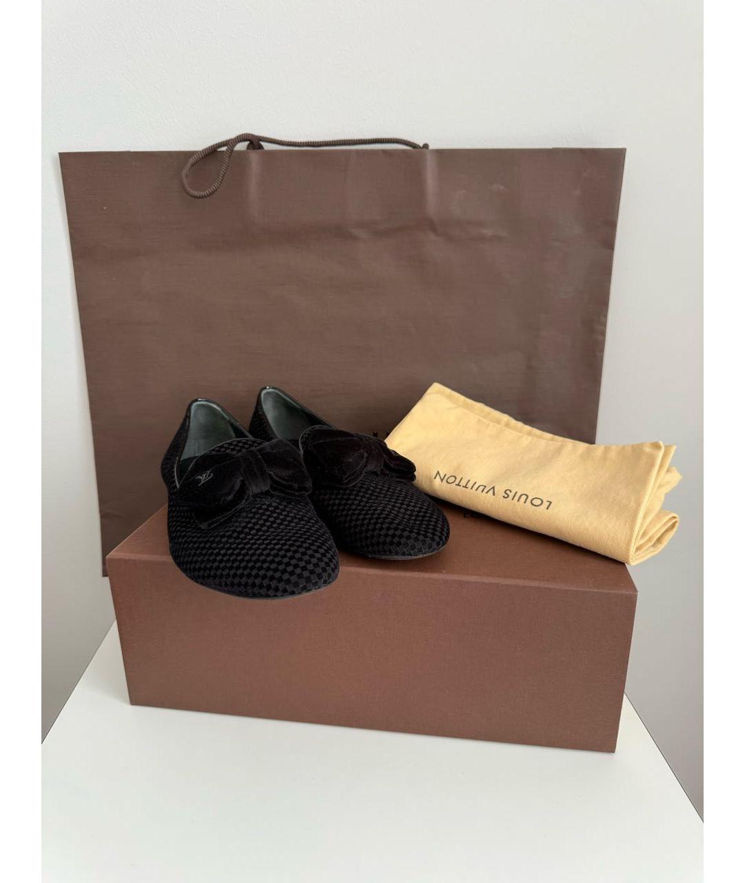 LOUIS VUITTON Черные лоферы, фото 5