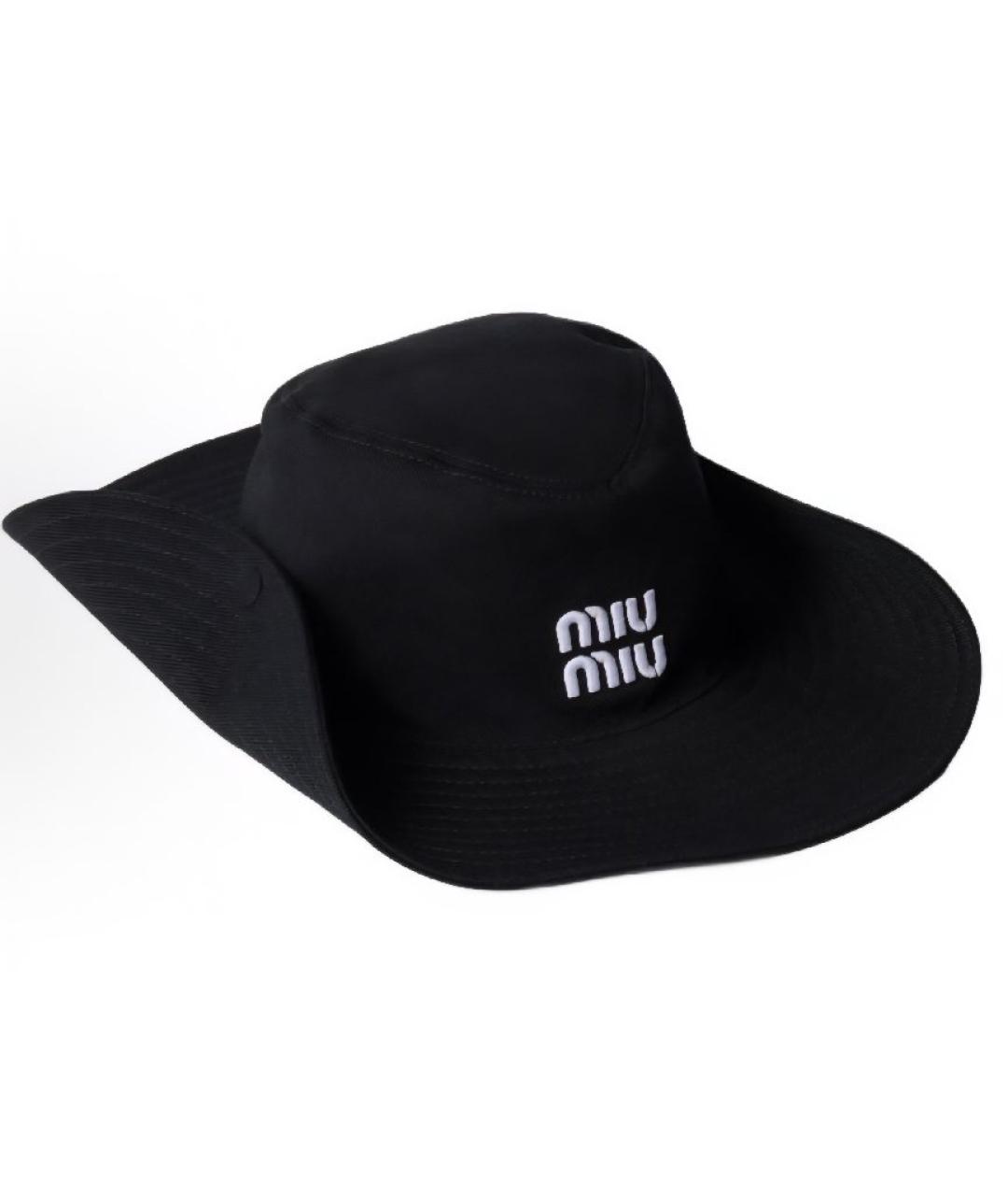 MIU MIU Черная панама, фото 1