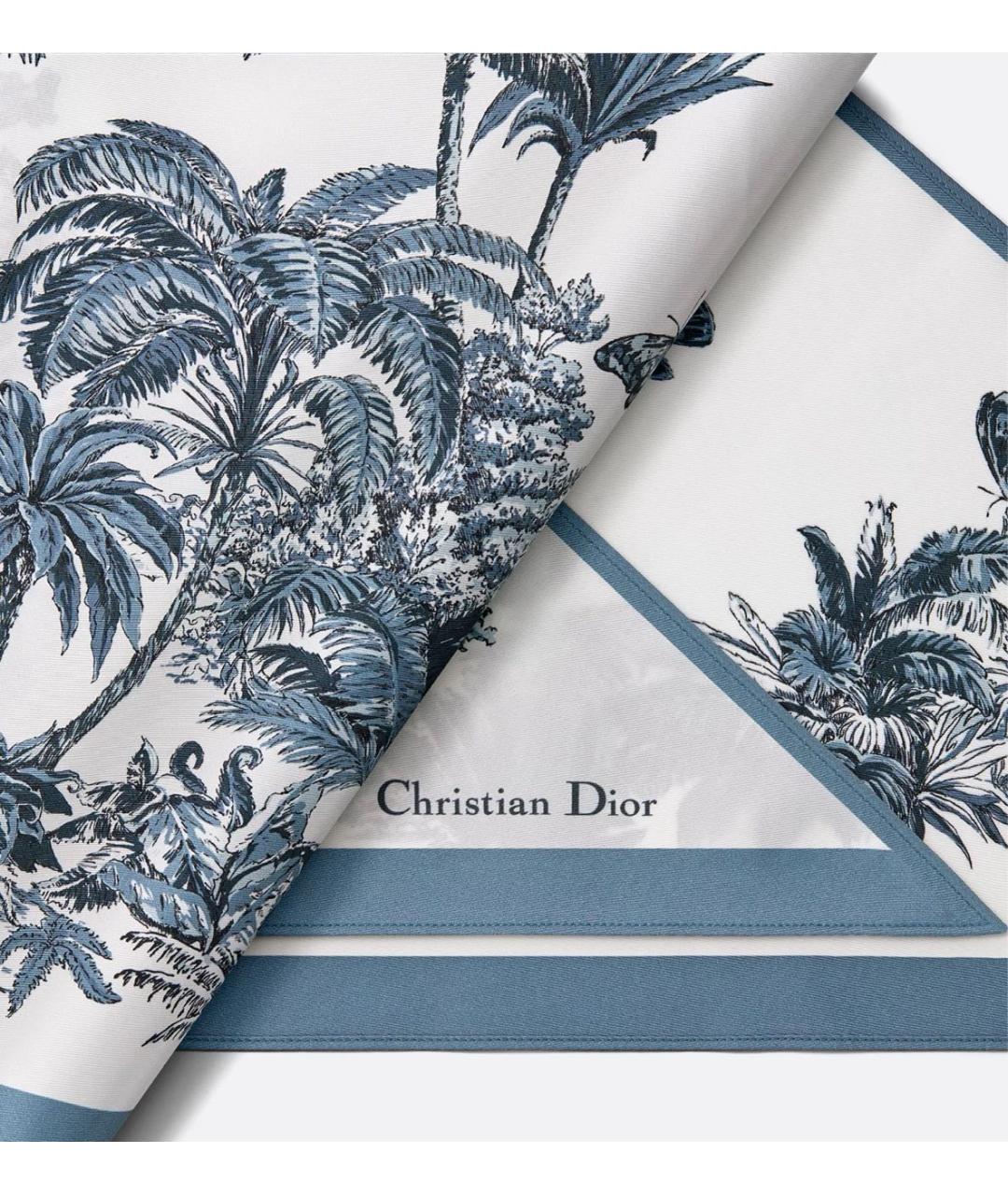 CHRISTIAN DIOR Белая шелковая блузы, фото 3